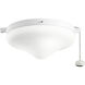 Accessory LED LED Integrated White Fan Light Kits in 2700K