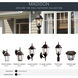 Madison 1 Light 22 inch Tannery Bronze Outdoor Post Lantern