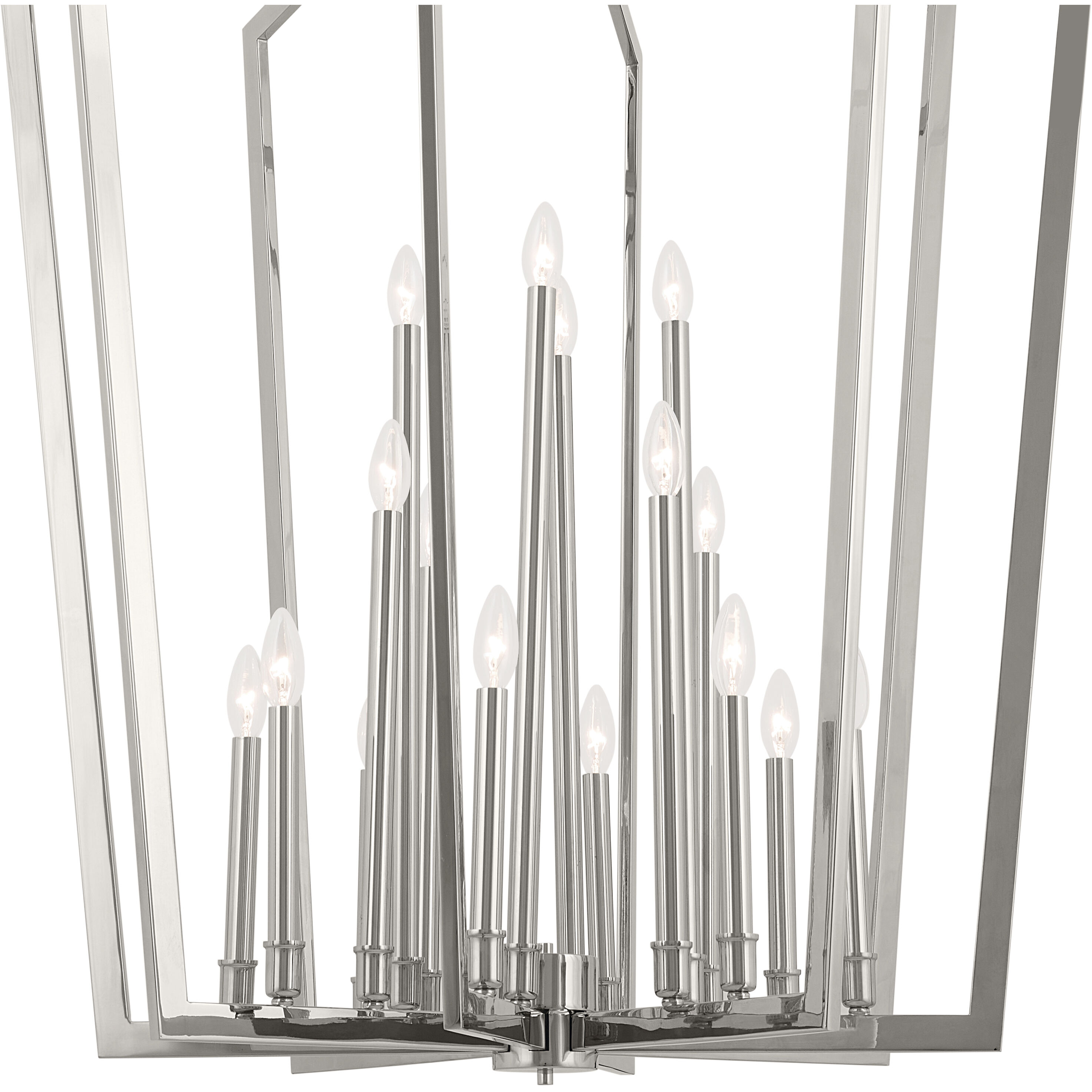 Abbotswell 16 Light Polished Nickel Pendant Ceiling Light