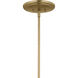 Pallas 12 Light 42.75 inch Brushed Natural Brass Chandelier Ceiling Light