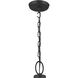 Homestead Topiary 6 Light 28 inch Textured Black Chandelier Ceiling Light, Topiary