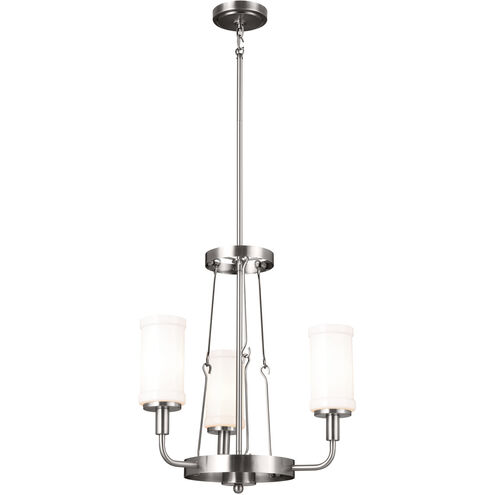 Homestead Vetivene 3 Light 20 inch Classic Pewter Mini Chandelier Ceiling Light, Vetivene