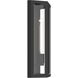 Berens 1 Light 16 inch Textured Black Outdoor Wall Light