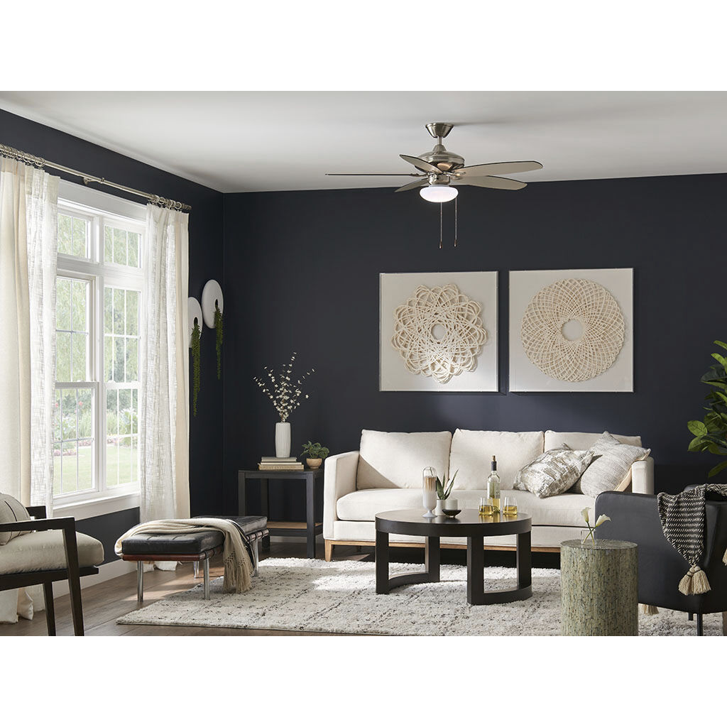 Soft Modern LED White Fan Light Kits