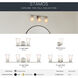 Stamos 3 Light 22 inch Brushed Nickel Bath Vanity Light Wall Light, 3 Arm
