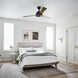 Pinion 60 inch Anvil Iron with Dist Antiq Gray Blades Ceiling Fan