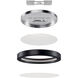 Ara LED Integrated Black Downlight in Single