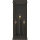 Lundon 3 Light 22 inch Olde Bronze Outdoor Wall Light
