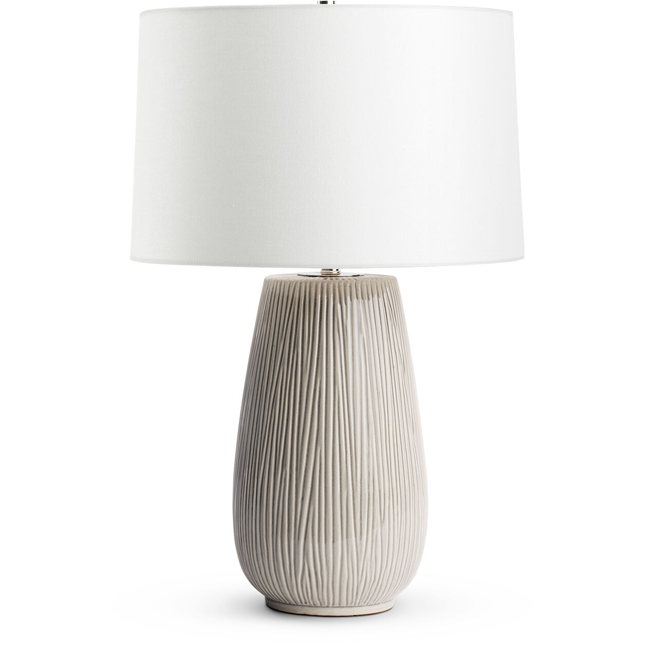 Hilda 24.75 inch 150.00 watt Light Grey Table Lamp Portable Light