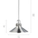 Grenoble 1 Light 11 inch Brushed Nickel Mini Pendant Ceiling Light