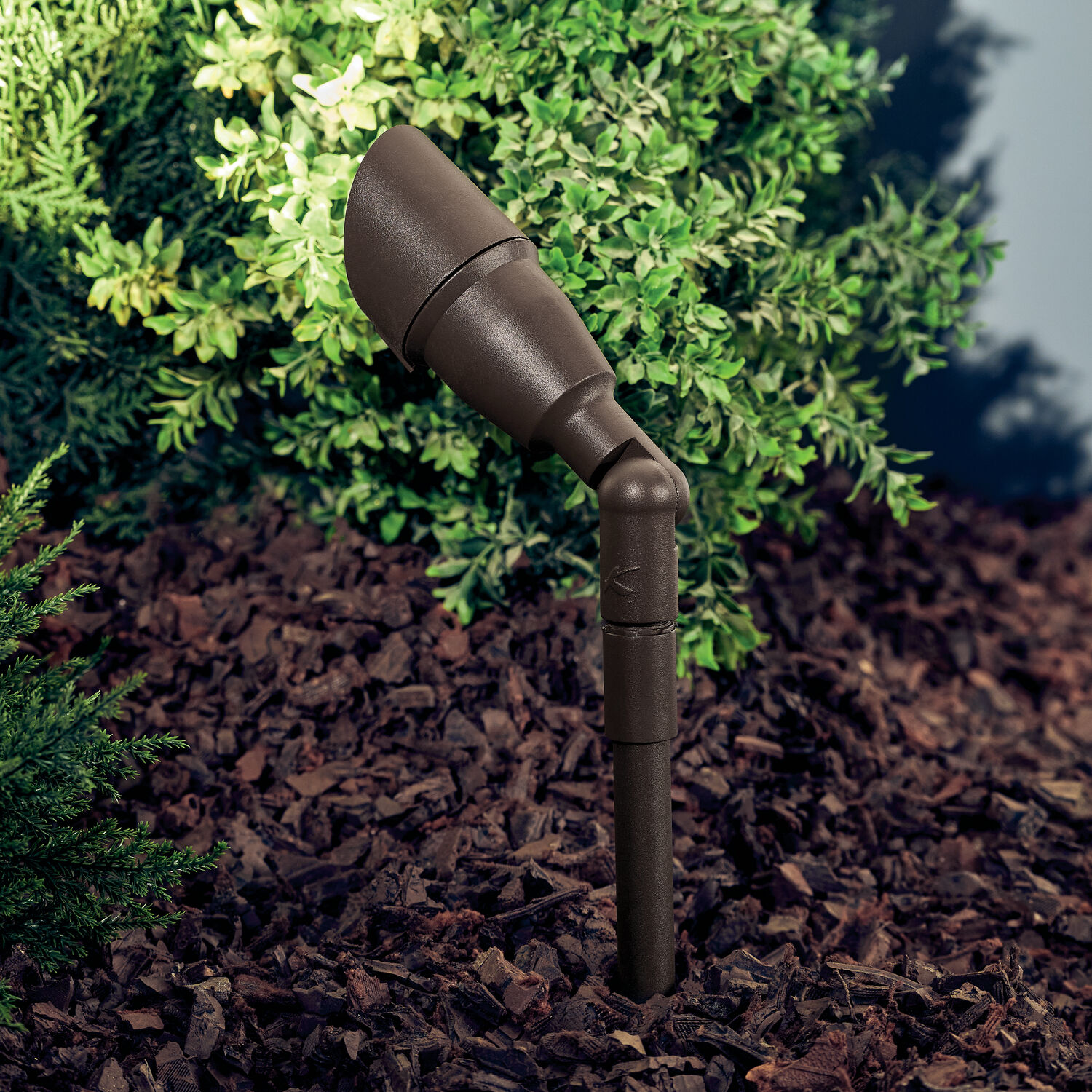 Independence 12 50.00 watt Textured Architectural Bronze Landscape 12V Accent in Incandescent