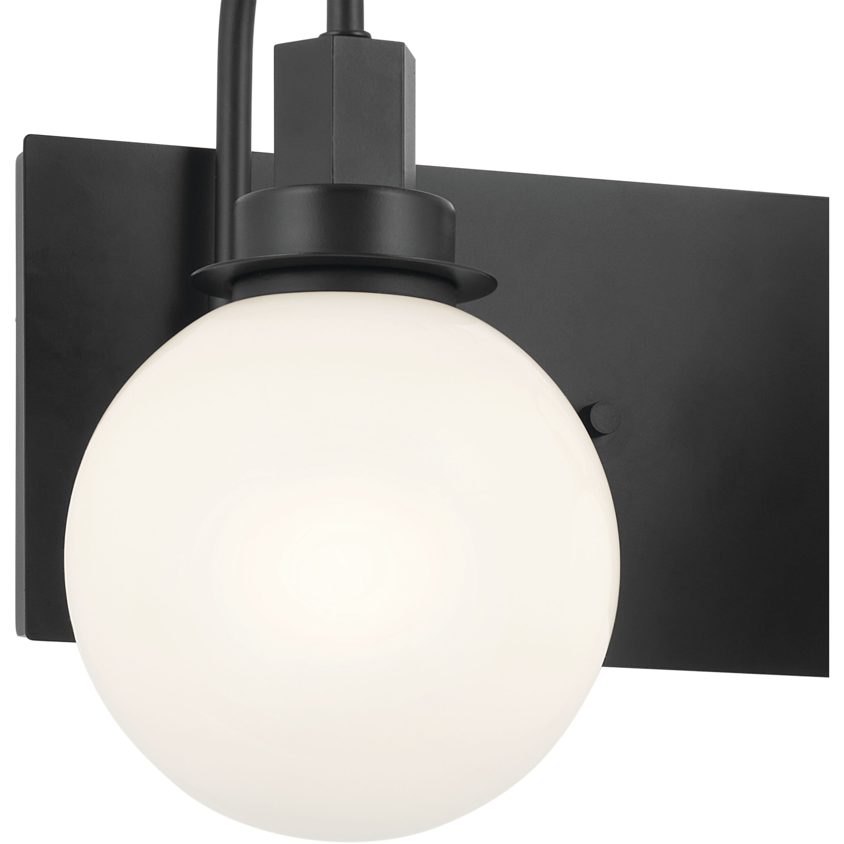 Kichler 55151BK Hex LED 22.75 inch Black Bathroom Vanity Light 