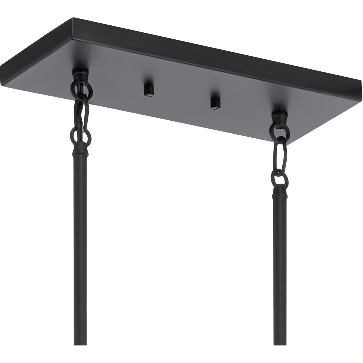 Armand 12 Light 9.5 inch Black Chandelier Linear Ceiling Light