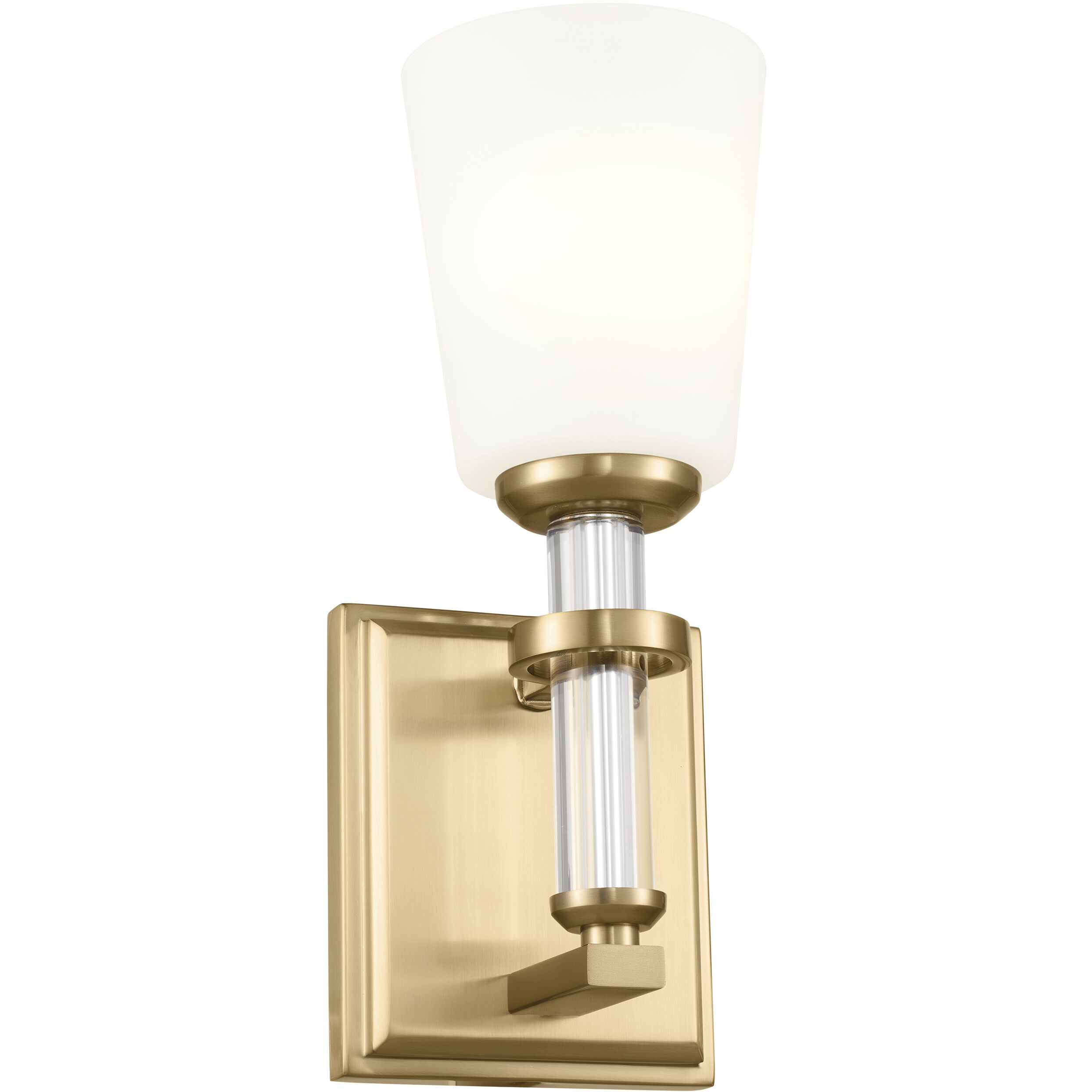 Rosalind 1 Light 5 inch Brushed Natural Brass Wall Sconce Wall Light