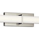 Independence LED 38 inch Brushed Nickel Linear Bath Large Wall Light, Large