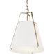 Etcher 2 Light White Pendant Ceiling Light