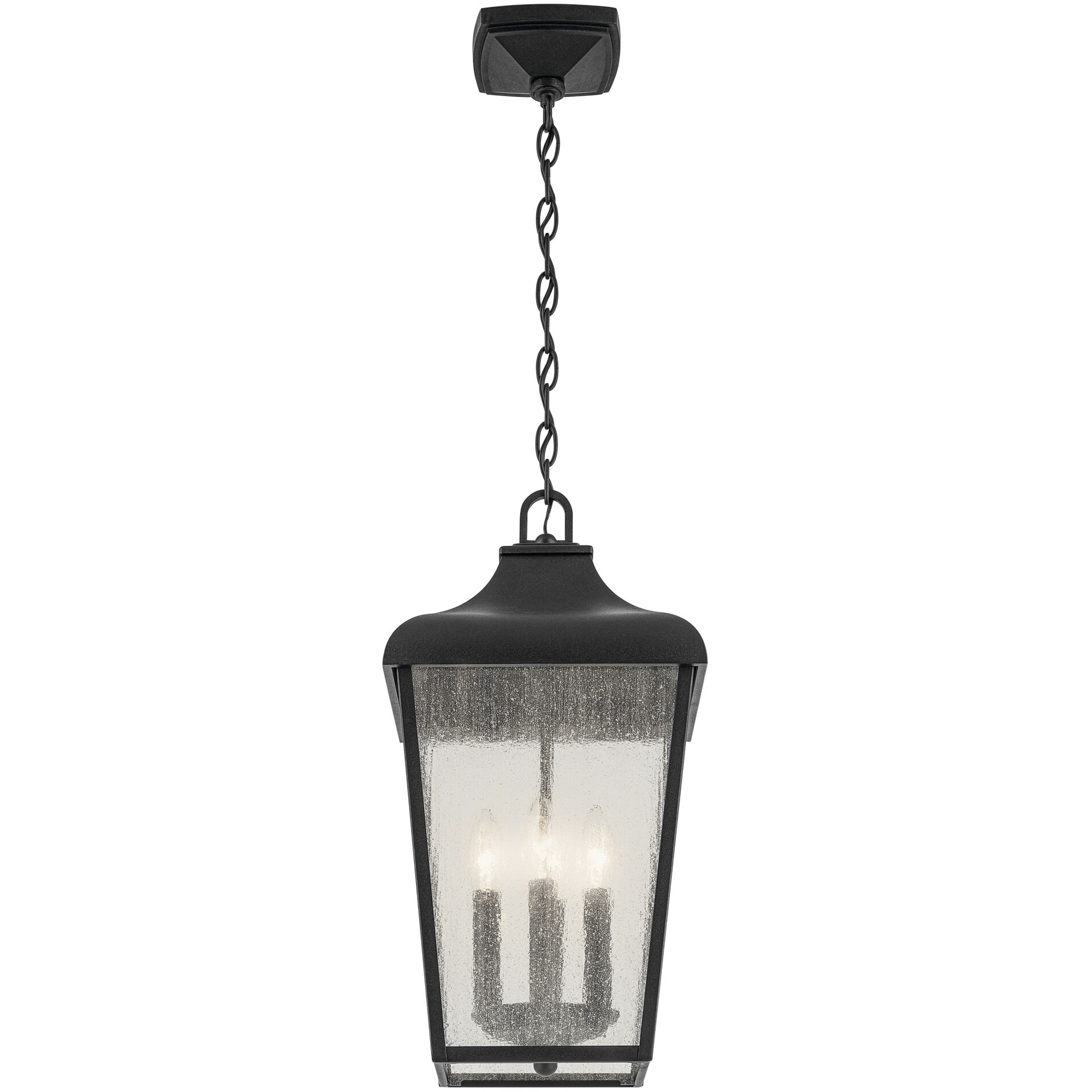 Forestdale 4 Light 10 inch Textured Black Outdoor Hanging Pendant