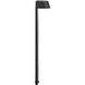 Independence 12 AC/DC 2.75 watt Textured Black Flared Top Path Light in 3000K