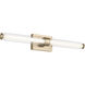 Laurene LED 31 inch Champagne Bronze Linear Bath Bar Wall Light, Large
