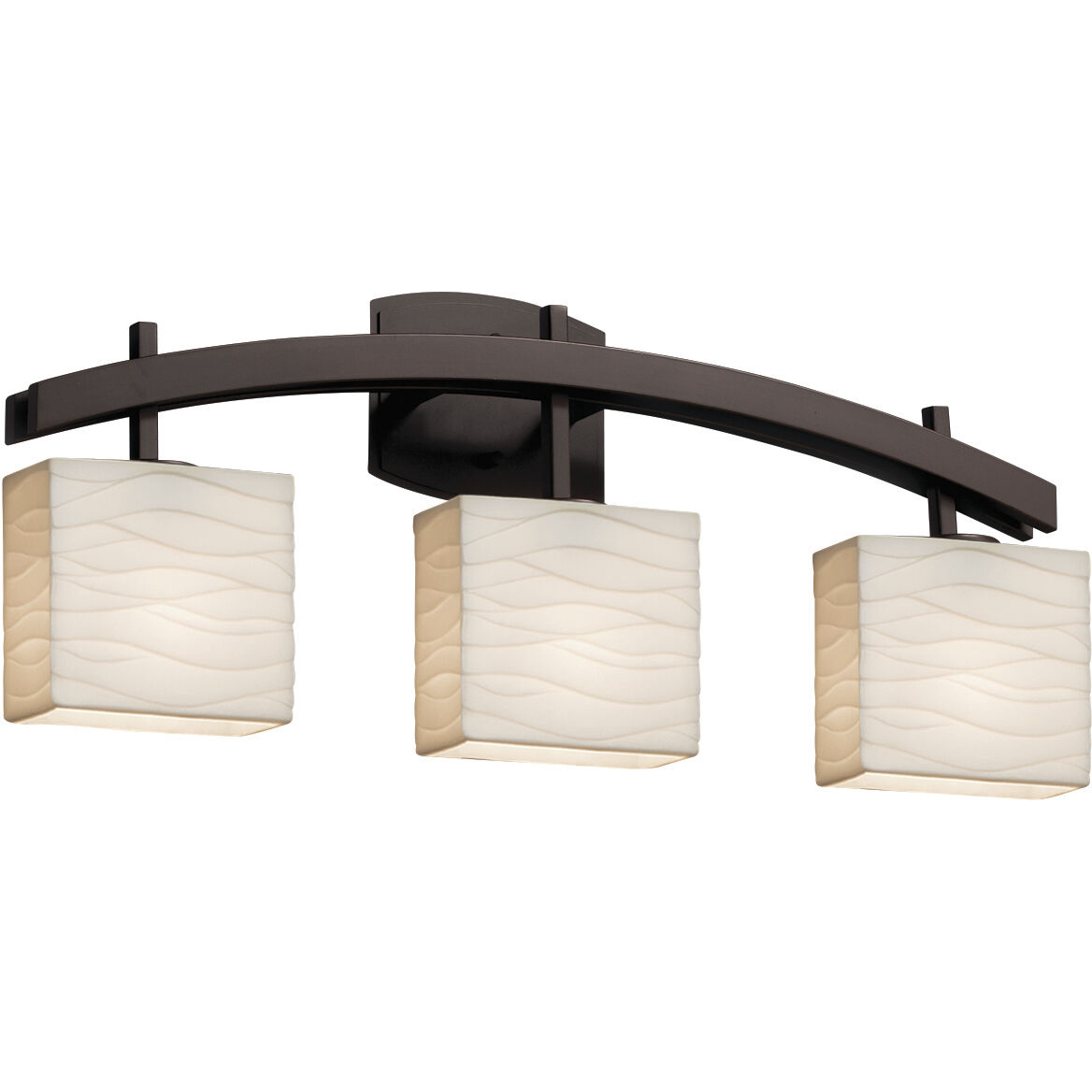 Porcelina 3 Light 25.50 inch Bathroom Vanity Light