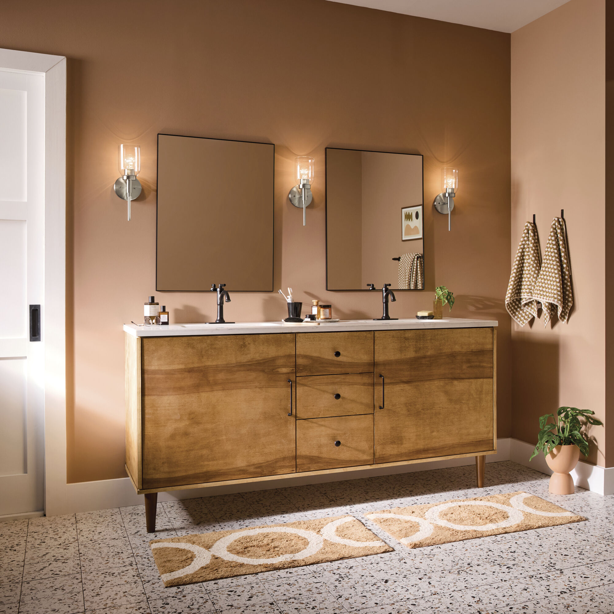 Madden 1 Light 5 inch Brushed Nickel Wall Sconce Wall Light