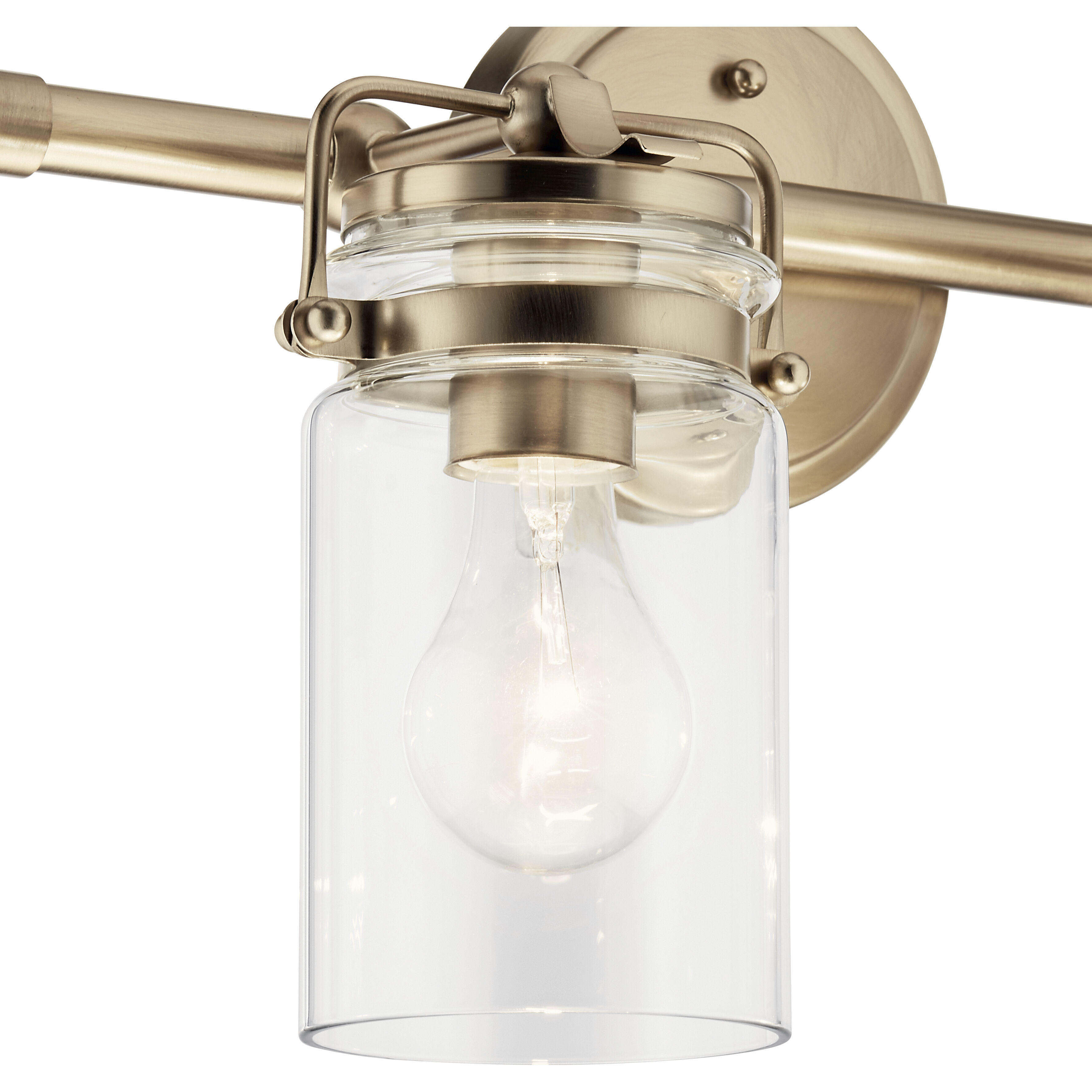Champagne bronze bathroom light outlet