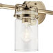 Brinley 2 Light 15.75 inch Champagne Bronze Bath Vanity Light Wall Light