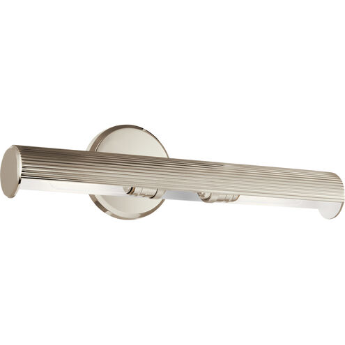 Midi 2 Light 18 inch Polished Nickel Wall Sconce Wall Light