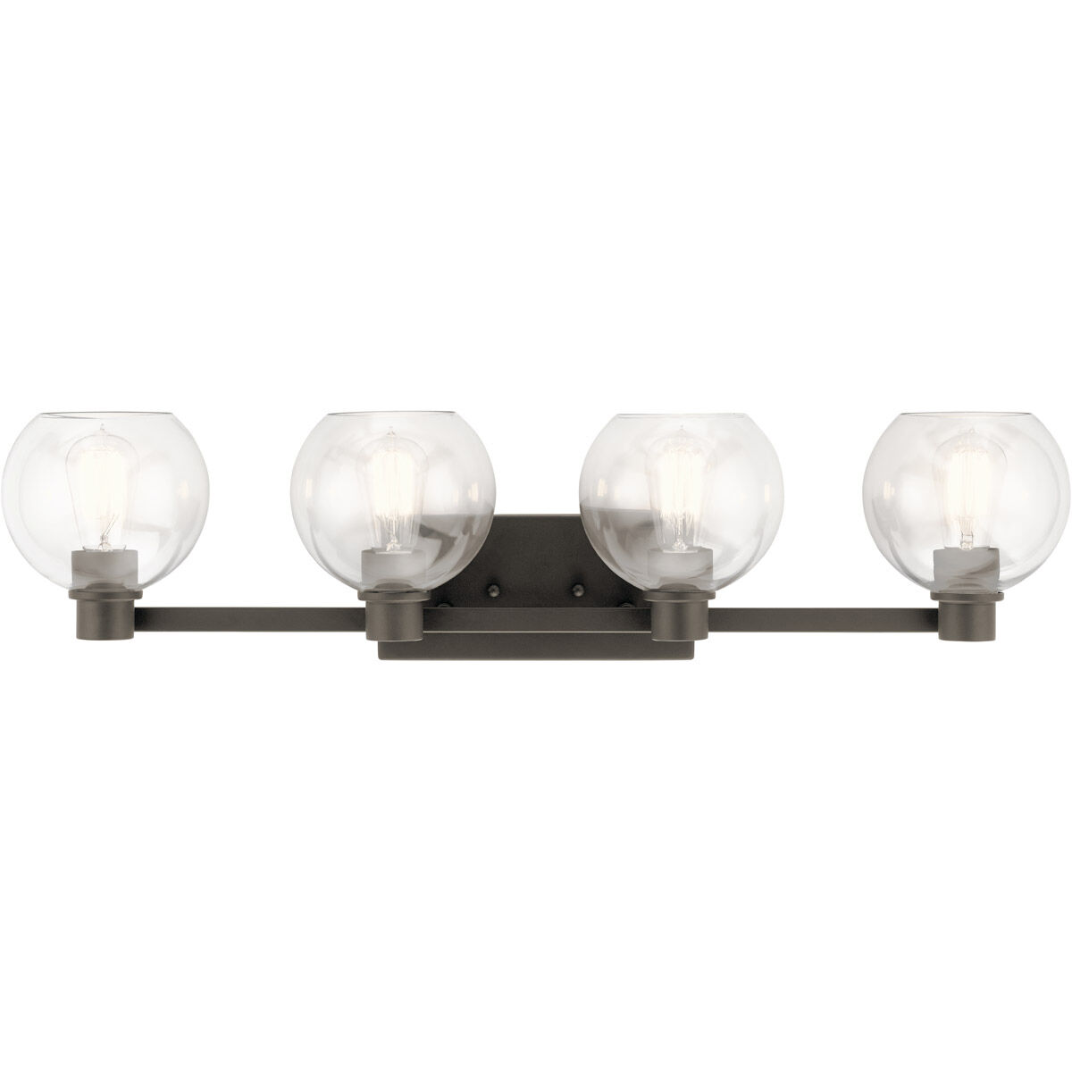 Harmony 4 Light 34 inch Olde Bronze Wall Mt Bath 4 Arm Wall Light