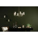 Velestino 6 Light Champagne Bronze Chandelier Ceiling Light