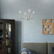 Madden 4 Light Brushed Nickel Chandelier/Semi Flush Ceiling Light