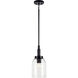 Madden 1 Light Black Mini Pendant Ceiling Light