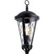 Cresleigh 1 Light 24 inch Black with Silver Highlights Outdoor Post Lantern
