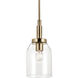 Madden 1 Light Champagne Bronze Mini Pendant Ceiling Light