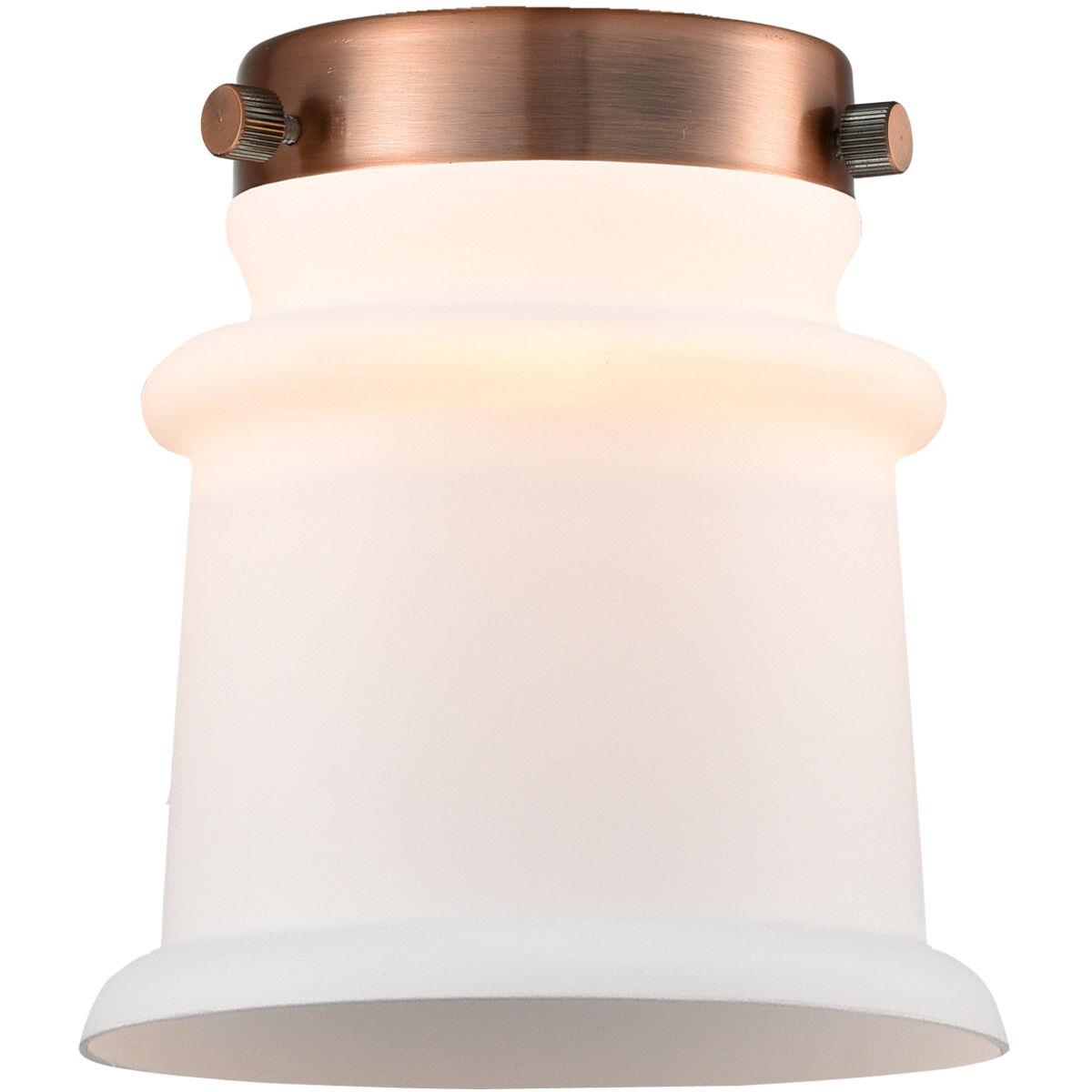 Franklin Restoration Small Canton Matte White Glass, Franklin Restoration