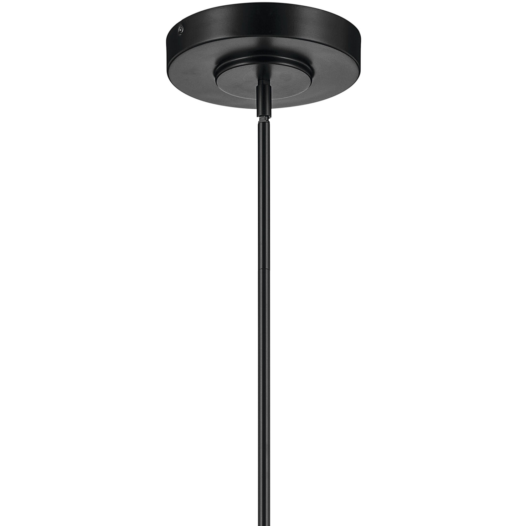 Riven LED 8 inch Black Chandelier Linear Ceiling Light