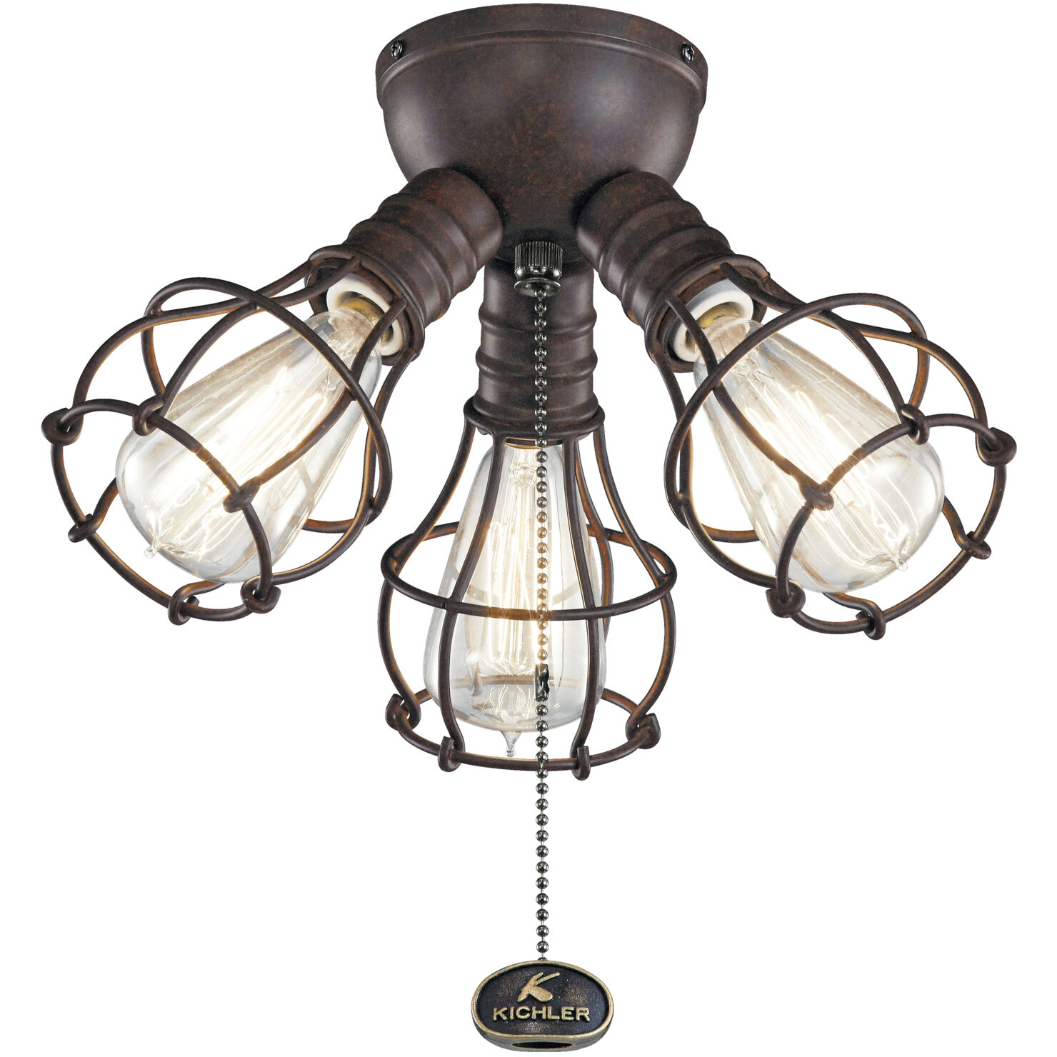 Accessory LED LED Integrated Tannery Bronze Fan Light Kits