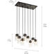 Brinley 8 Light 10 inch Olde Bronze Chandelier Linear (Double) Ceiling Light