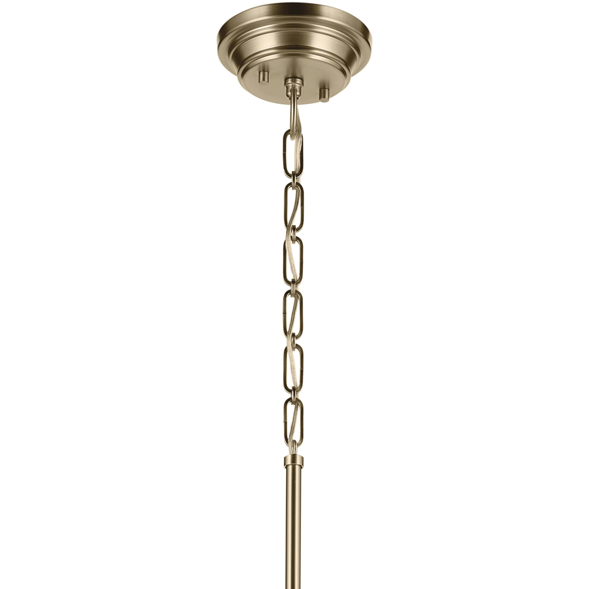 Marsailli 1 Light Champagne Bronze Pendant Ceiling Light, Large