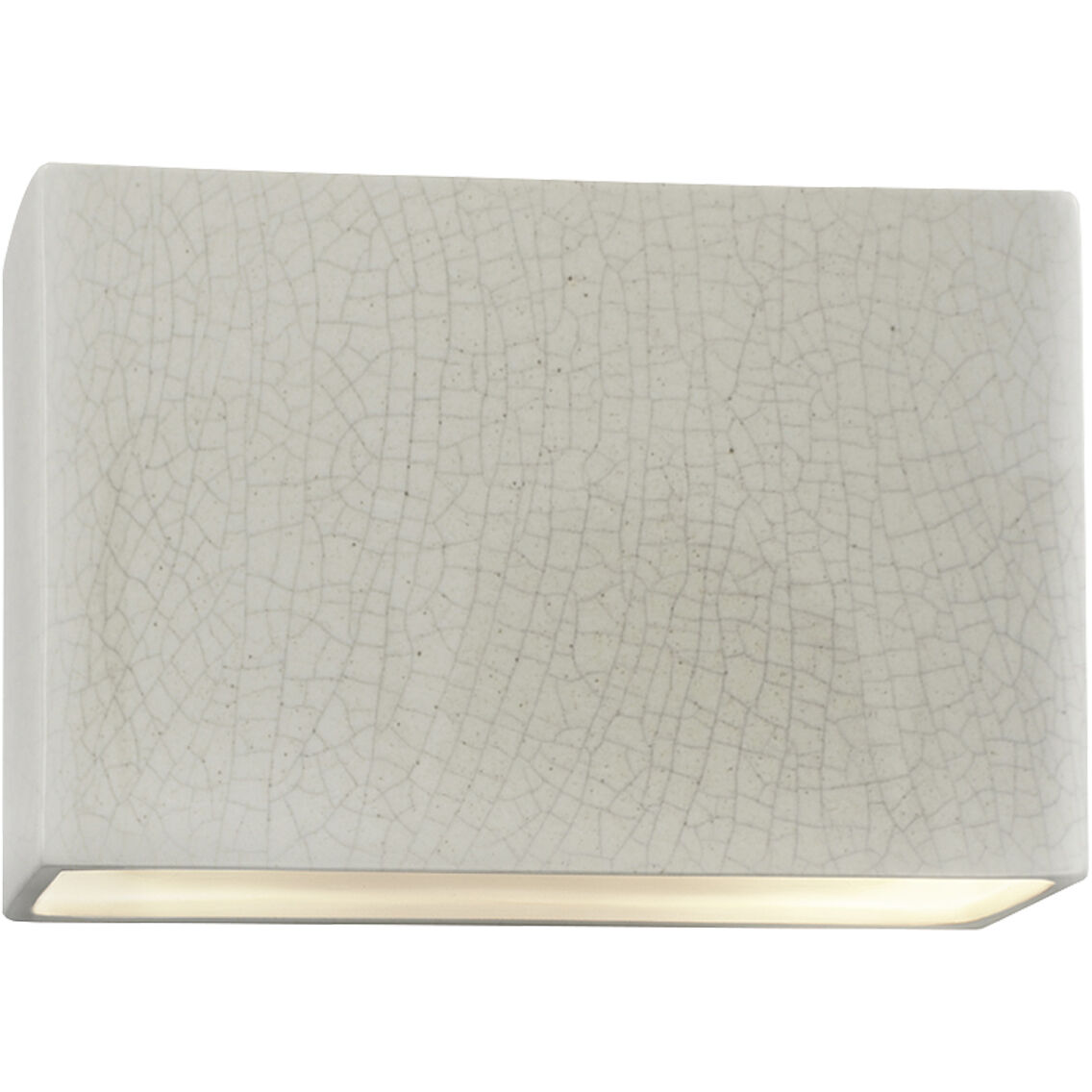 Ambiance Collection LED 10 inch White Crackle Outdoor Wall Sconce