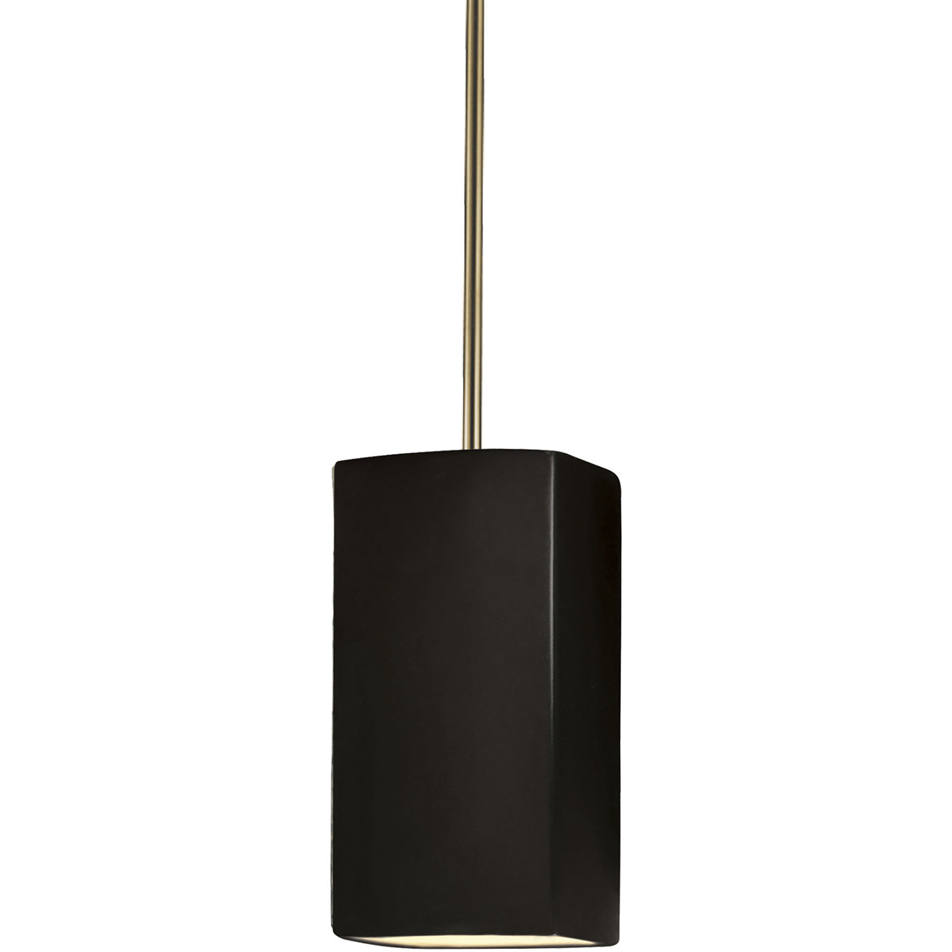 Radiance Collection LED 5.5 inch Gloss White and Gloss White with Polished Chrome Pendant Ceiling Light
