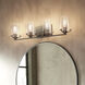 Alton 4 Light 33.75 inch Black Bath Vanity Light Wall Light