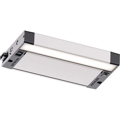 6U Series LED 120 LED Integrated 8 inch Nickel Textured LED Under Cabinet