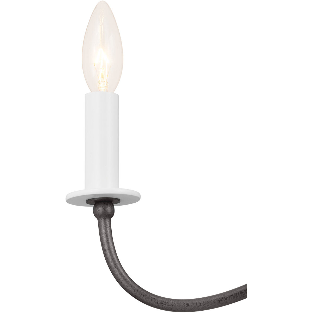 Homestead Freesia 5 Light 31 inch Anvil Iron Chandelier Ceiling Light, Freesia