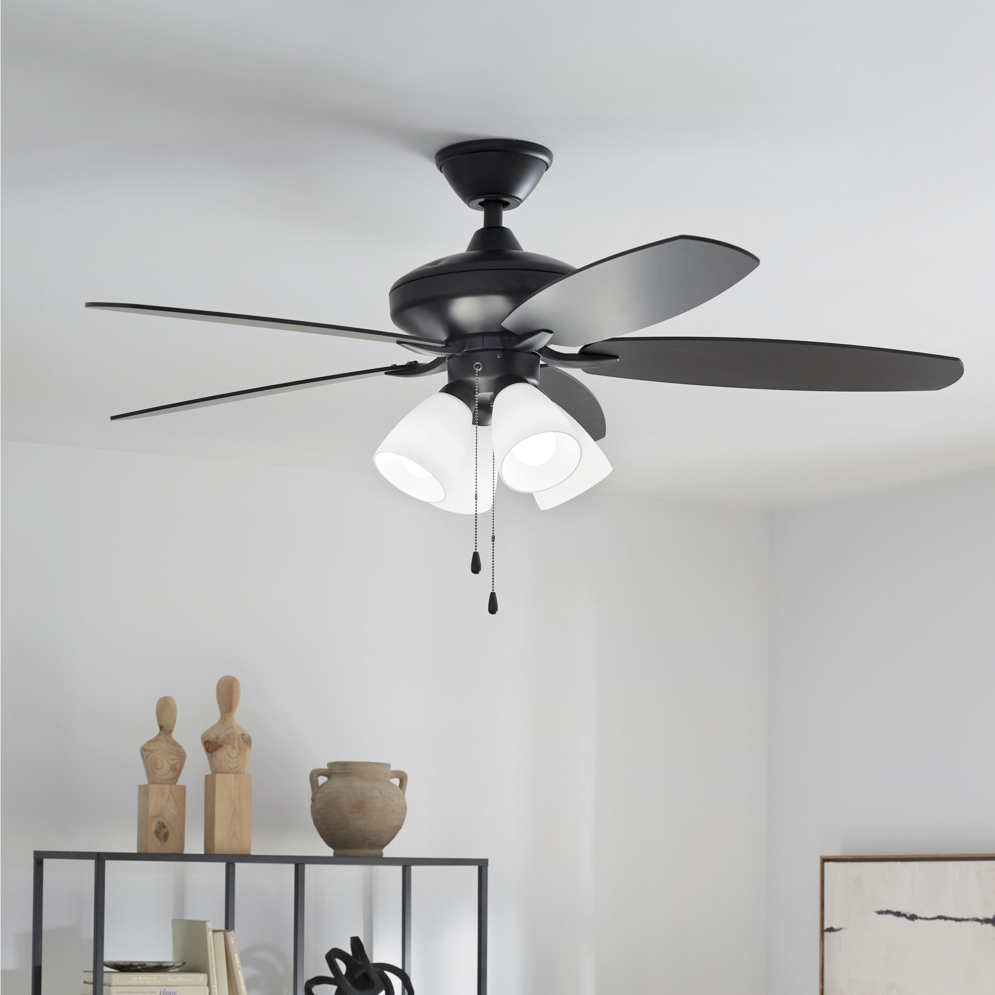 Renew Premier 52 inch Satin Black Ceiling Fan
