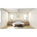 Maeve 52 inch Brushed Stainless Steel with Silver Blades Ceiling Fan