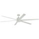 Loa 80 inch Matte White Ceiling Fan
