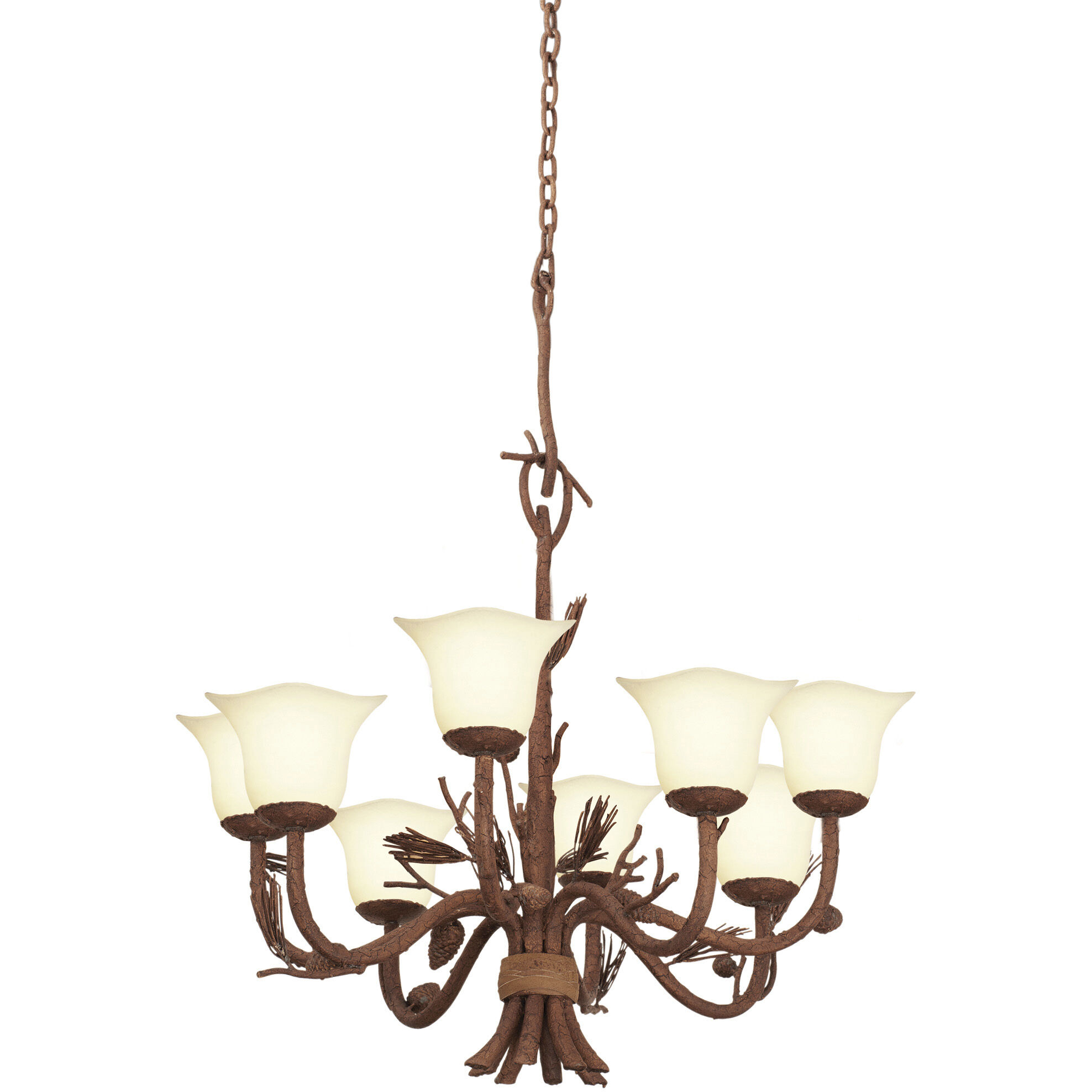 Ponderosa 8 Light 26.00 inch Chandelier