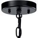 Toman 1 Light 10 inch Black Outdoor Hanging Pendant in Incandescent