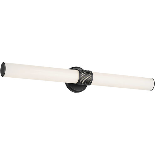 Sashi LED 32 inch Black Bath Bar Wall Light, Large